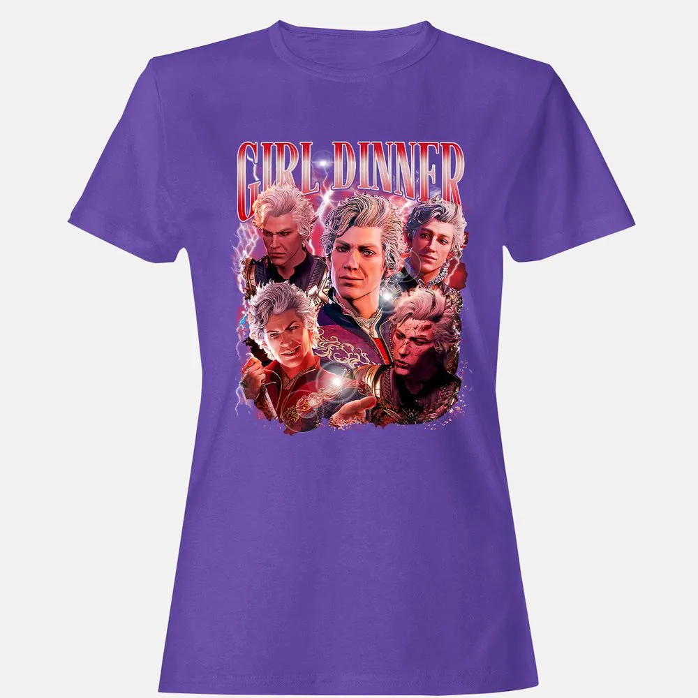 Astarion Girl Dinner Women's T-Shirt - Purple - 12