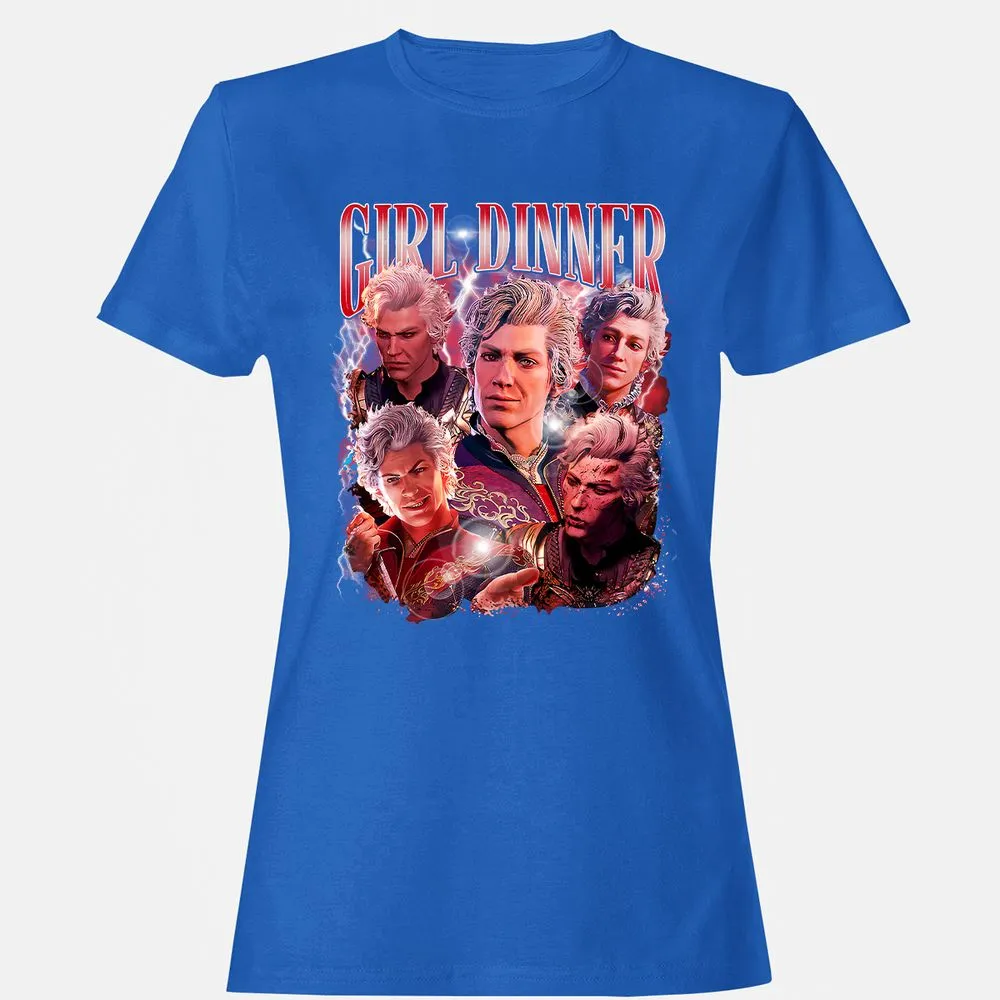 Astarion Girl Dinner Women's T-Shirt - Royal - 14