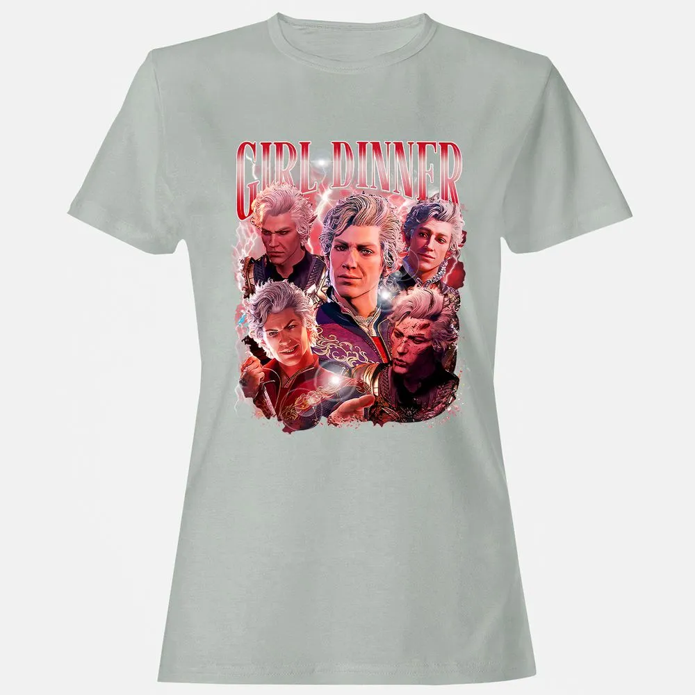 Astarion Girl Dinner Women's T-Shirt - Ash - 2