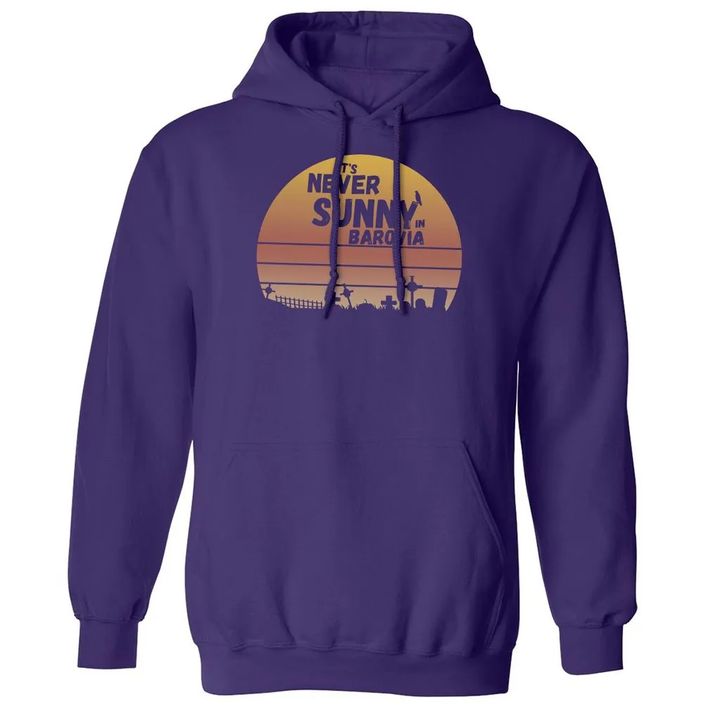 Vintage It's Never Sunny In Barovia Classic Unisex Hoodie - Purple - 6