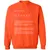 Artist Stats Classic Unisex Sweatshirt - Orange - 10