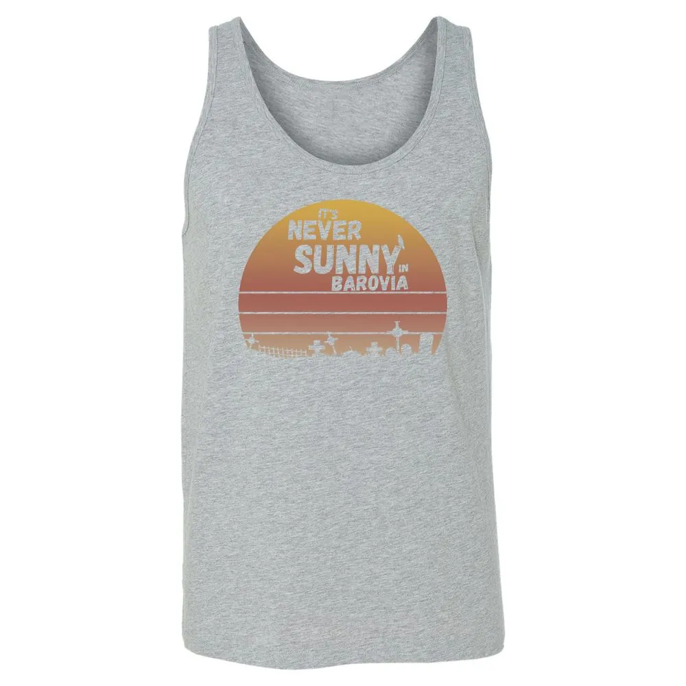 Vintage It's Never Sunny In Barovia Unisex Jersey Tank - Athletic Heather - 4