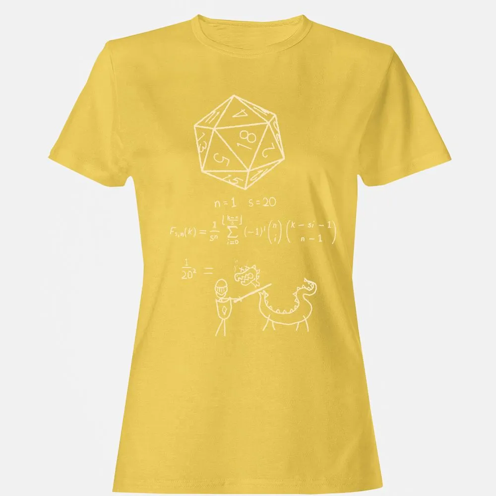 Science Of20 Sided Dice Women's T-Shirt - Daisy - 4