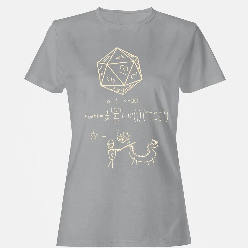 Science Of20 Sided Dice Women's T-Shirt - Sport Grey - 15
