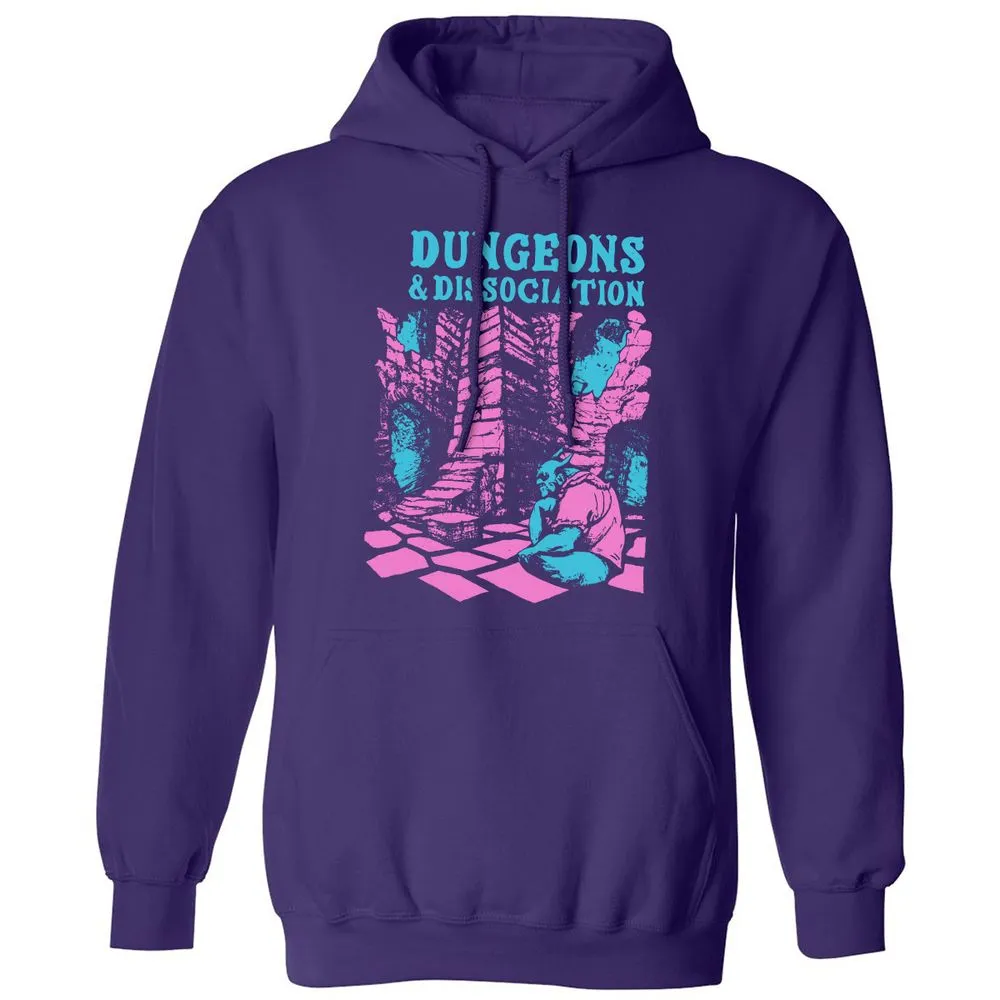 Dungeons And Dissociation Classic Unisex Hoodie - Purple - 6