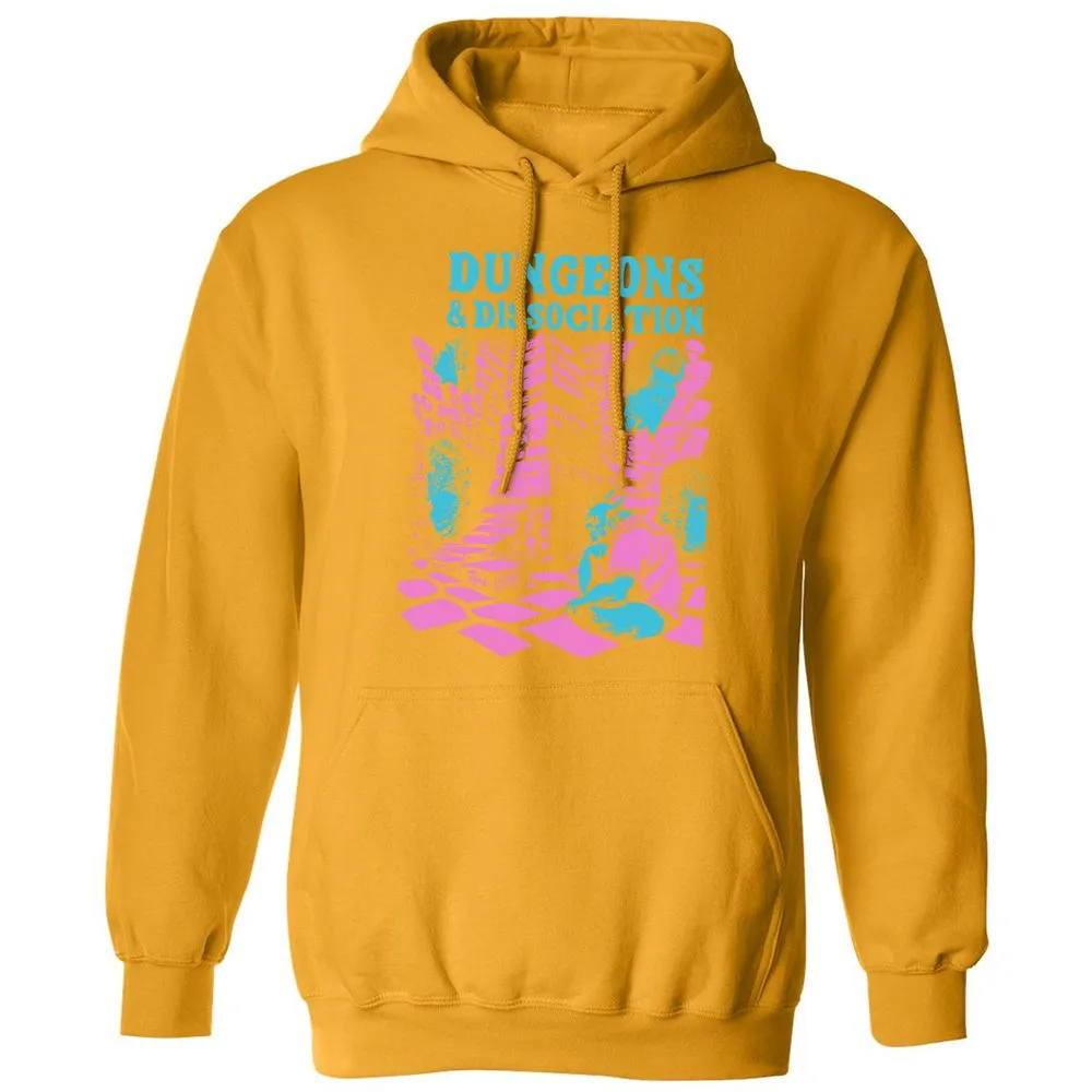 Dungeons And Dissociation Classic Unisex Hoodie - Gold - 12
