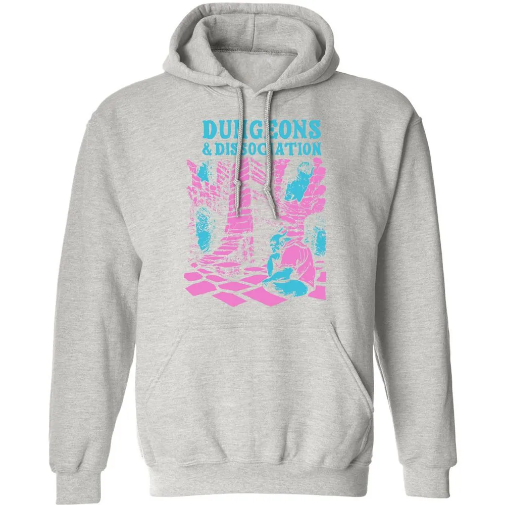 Dungeons And Dissociation Classic Unisex Hoodie - Ash - 8