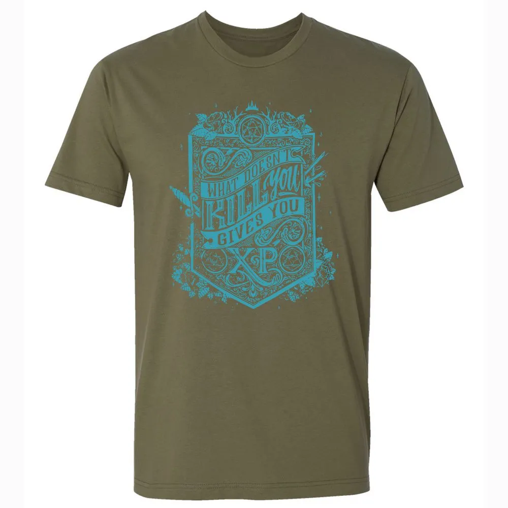 What Doesn't Kill You Gives You XP Premium Unisex T-Shirt - Military Green - 5