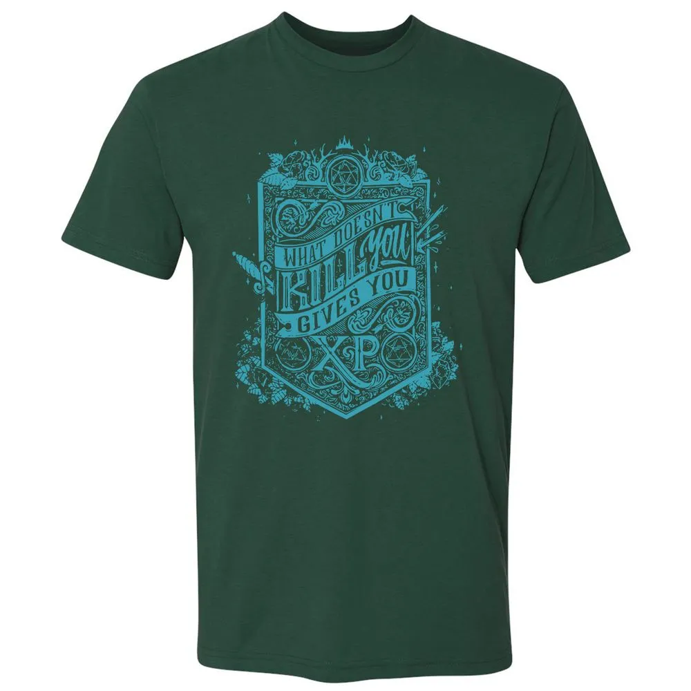 What Doesn't Kill You Gives You XP Premium Unisex T-Shirt - Forest Green - 13