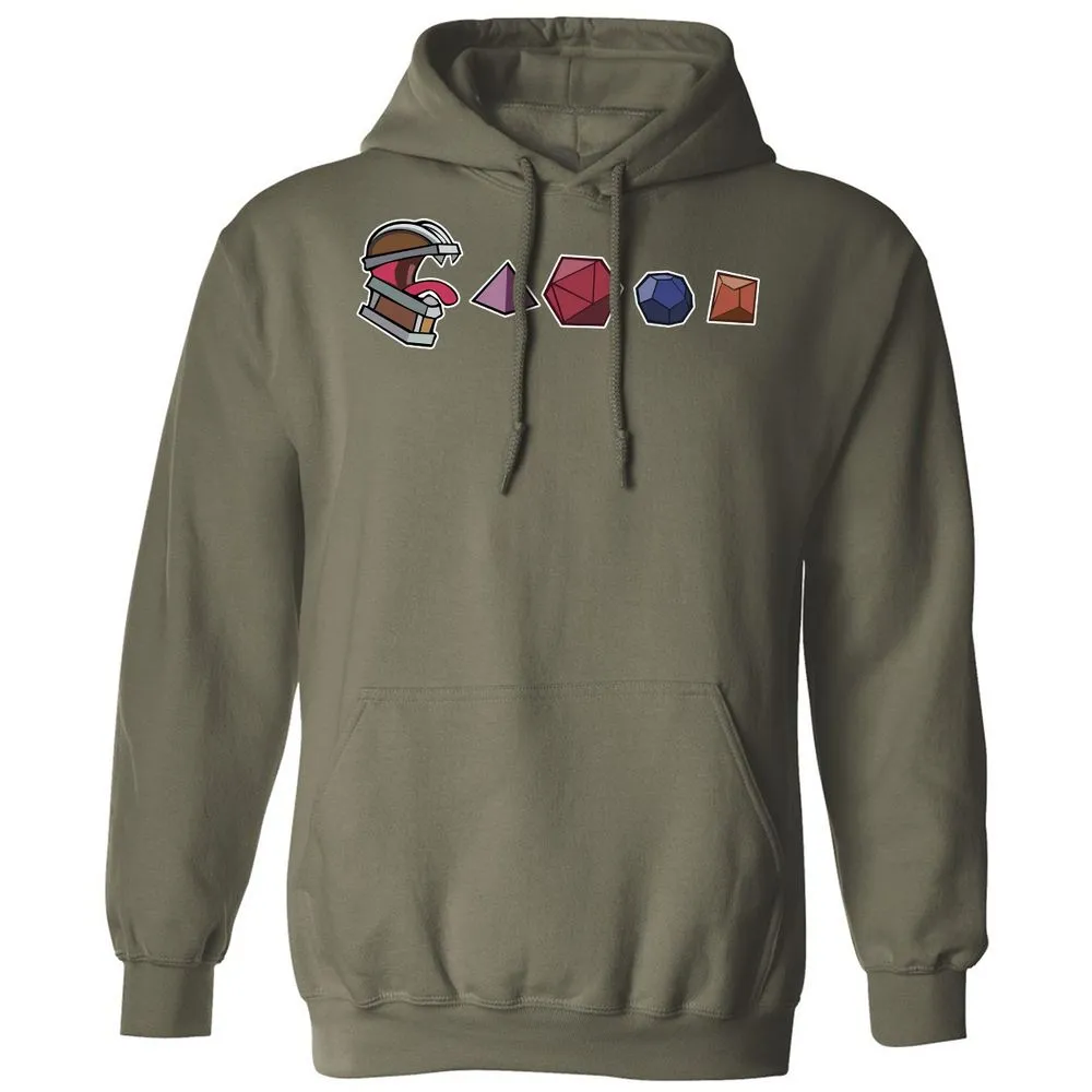 Mimic And Dices Classic Unisex Hoodie - Military Green - 4