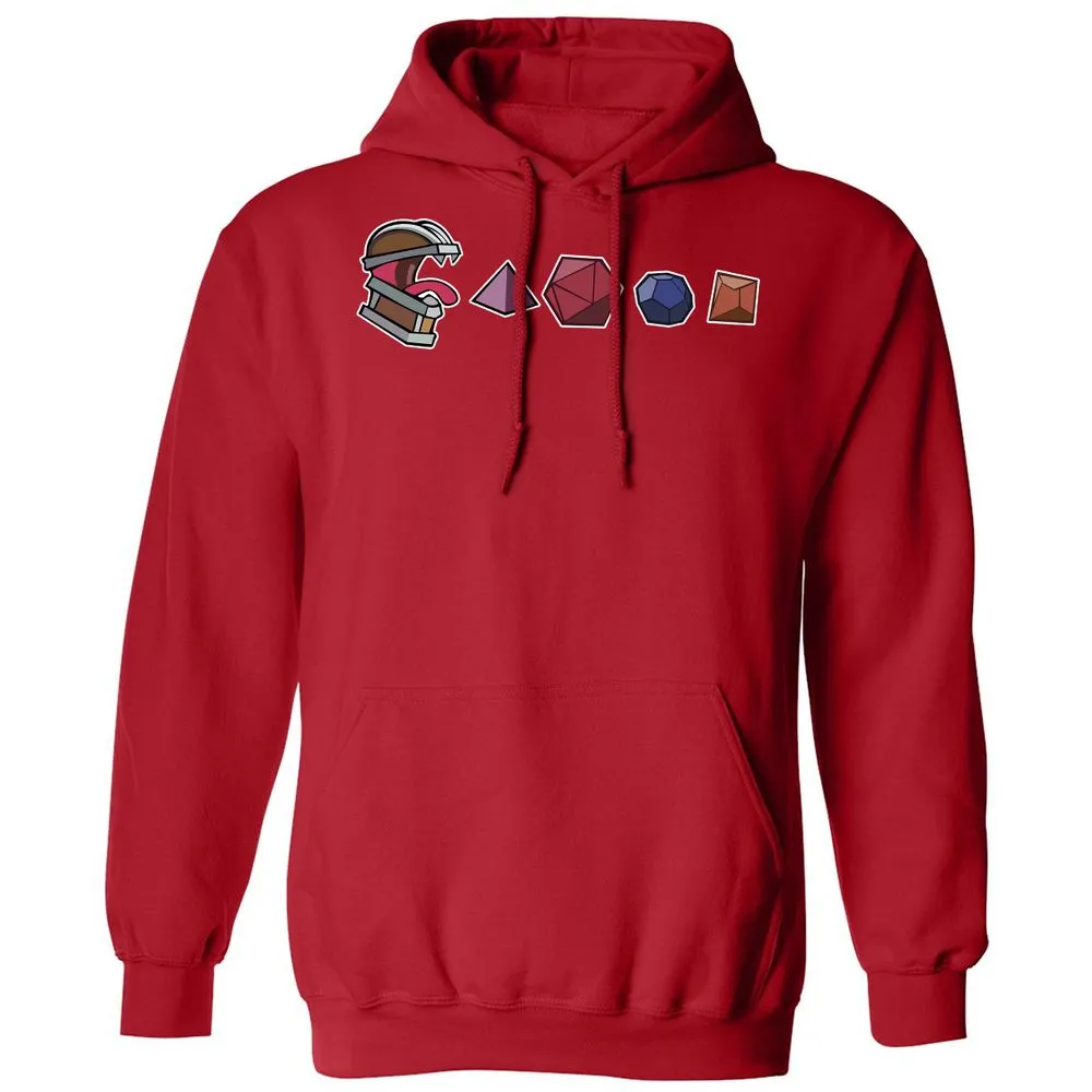 Mimic And Dices Classic Unisex Hoodie - Red - 5