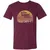 Vintage It's Never Sunny In Barovia Unisex V-Neck T-Shirt - Maroon - 6
