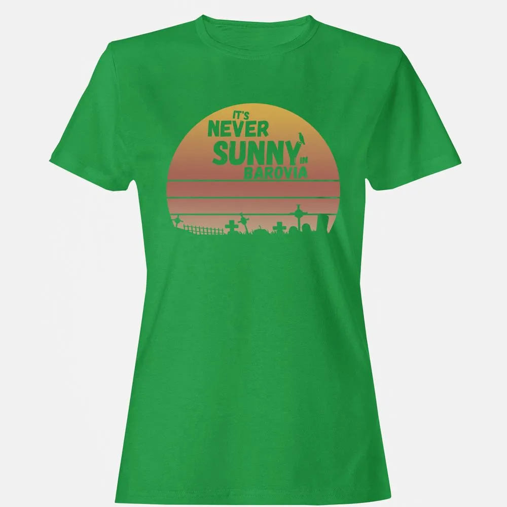 Vintage It's Never Sunny In Barovia Women's T-Shirt - Irish Green - 7