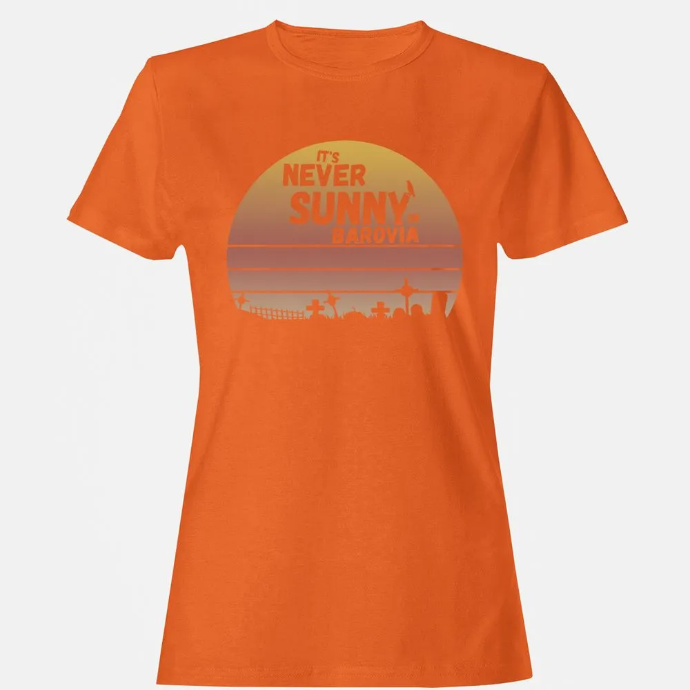 Vintage It's Never Sunny In Barovia Women's T-Shirt - Orange - 11