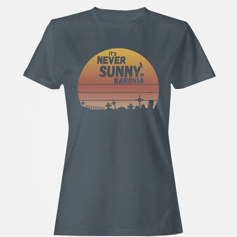 Vintage It's Never Sunny In Barovia Women's T-Shirt - Charcoal - 3