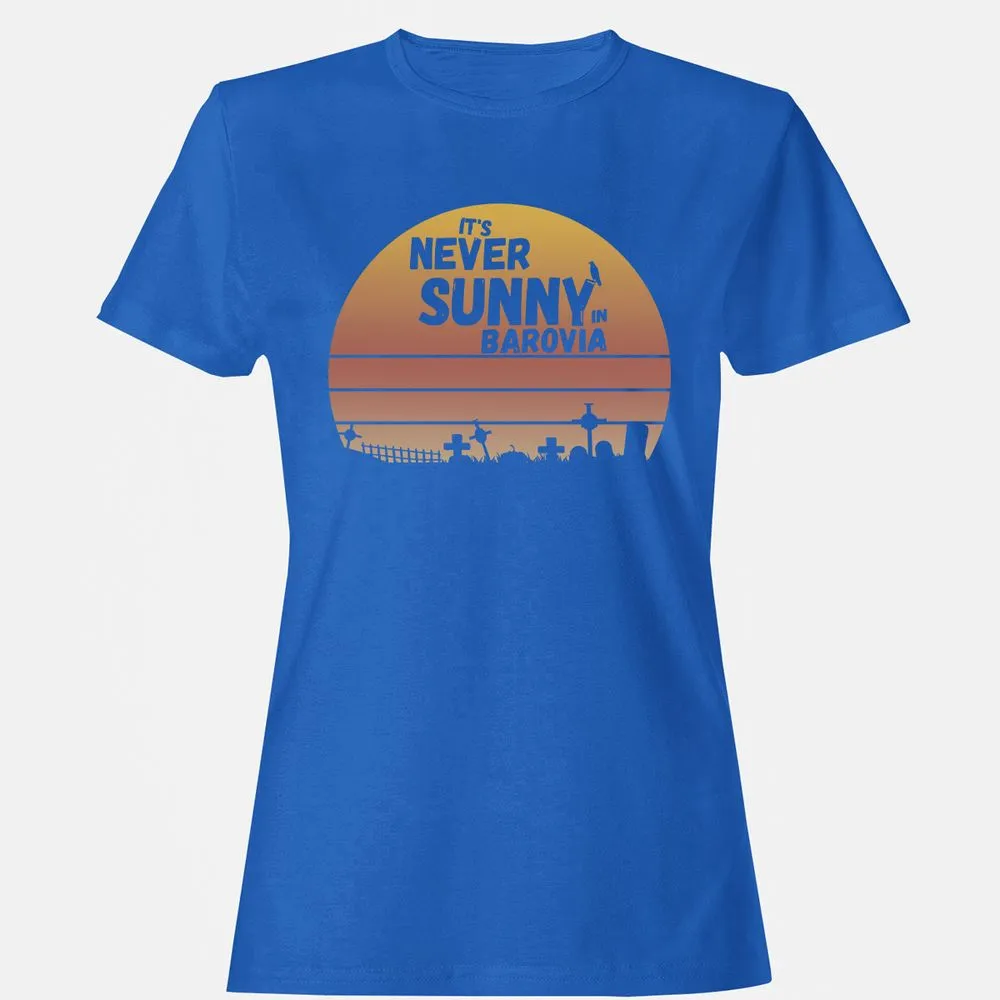 Vintage It's Never Sunny In Barovia Women's T-Shirt - Royal - 14
