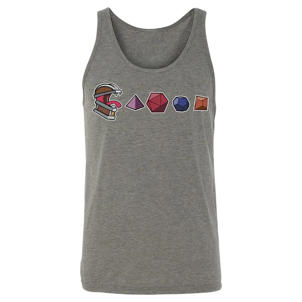Mimic And Dices Unisex Jersey Tank - Grey Triblend - 8