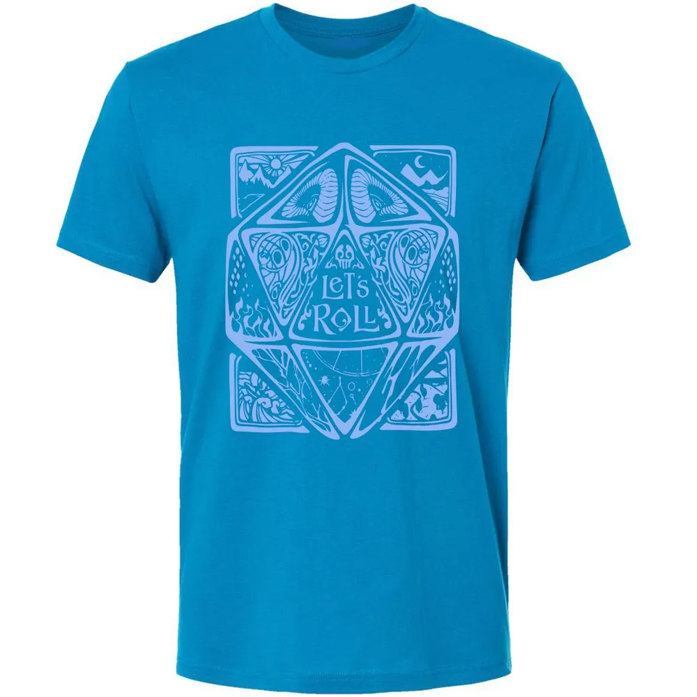 Let's Roll Premium Unisex T-Shirt - Turquoise - 16