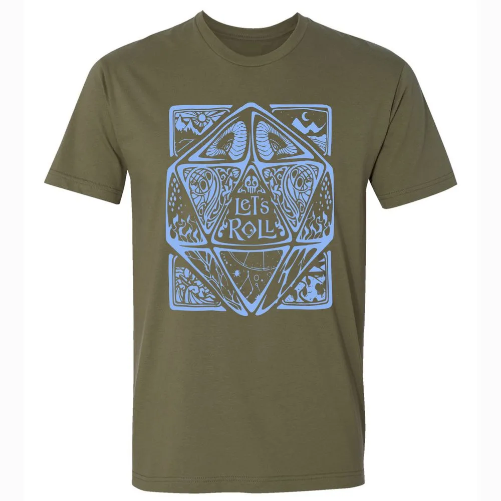 Let's Roll Premium Unisex T-Shirt - Military Green - 5