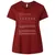 Wife Stats Ladies Curvy Jersey - Cardinal - 10