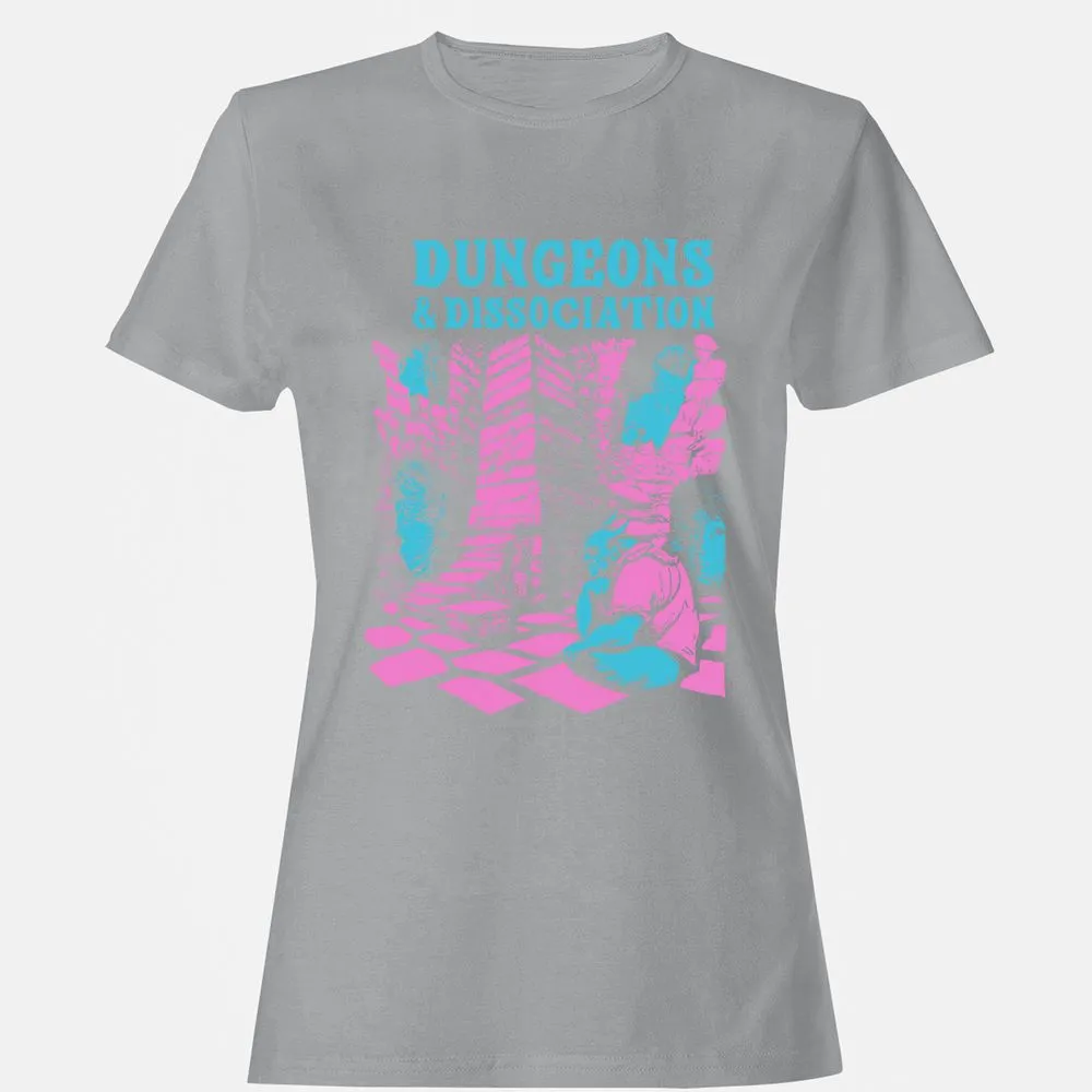 Dungeons And Dissociation Women's T-Shirt - Sport Grey - 15