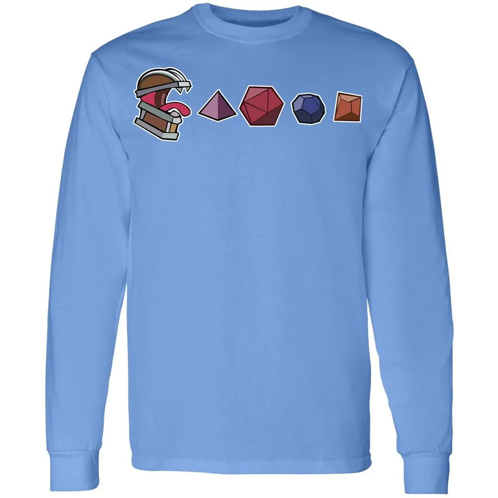 Mimic And Dices Long Sleeve T-Shirt - Carolina Blue - 12
