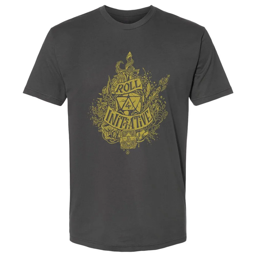 Roll Initiative Premium Unisex T-Shirt - Heavy Metal - 8