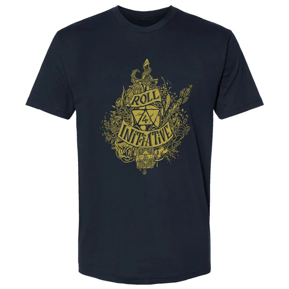 Roll Initiative Premium Unisex T-Shirt - Midnight Navy - 2