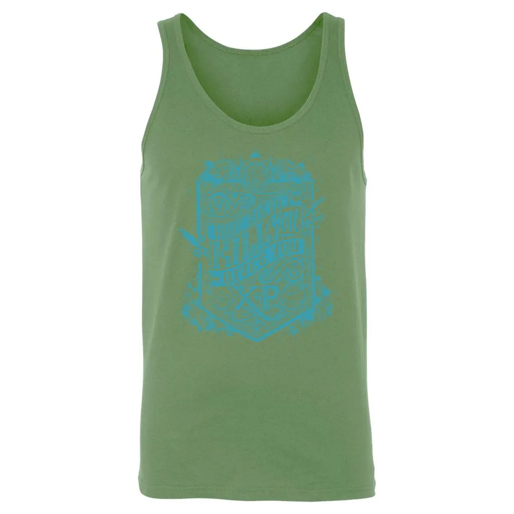 What Doesn't Kill You Gives You XP Unisex Jersey Tank - Leaf - 10