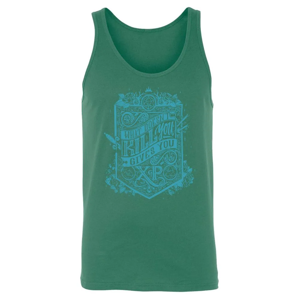 What Doesn't Kill You Gives You XP Unisex Jersey Tank - Kelly - 9