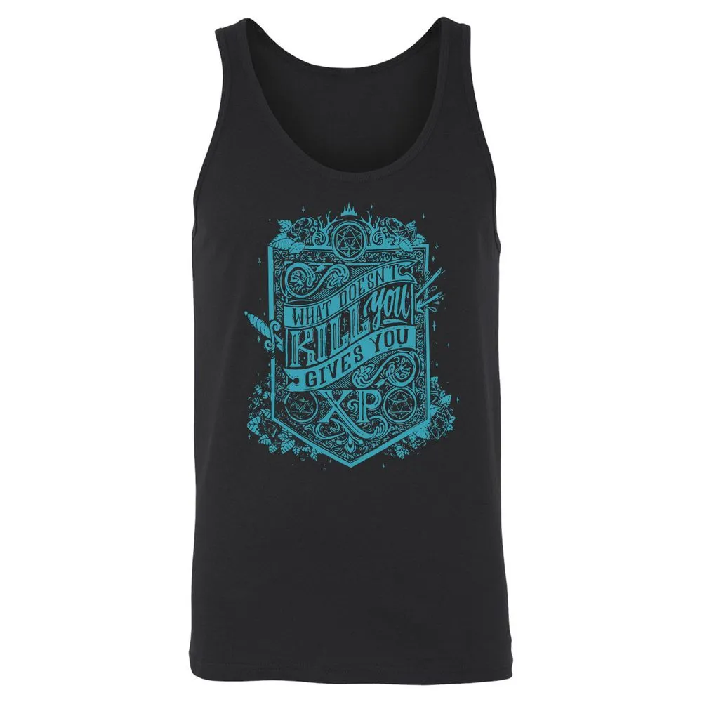 What Doesn't Kill You Gives You XP Unisex Jersey Tank - Black - 1