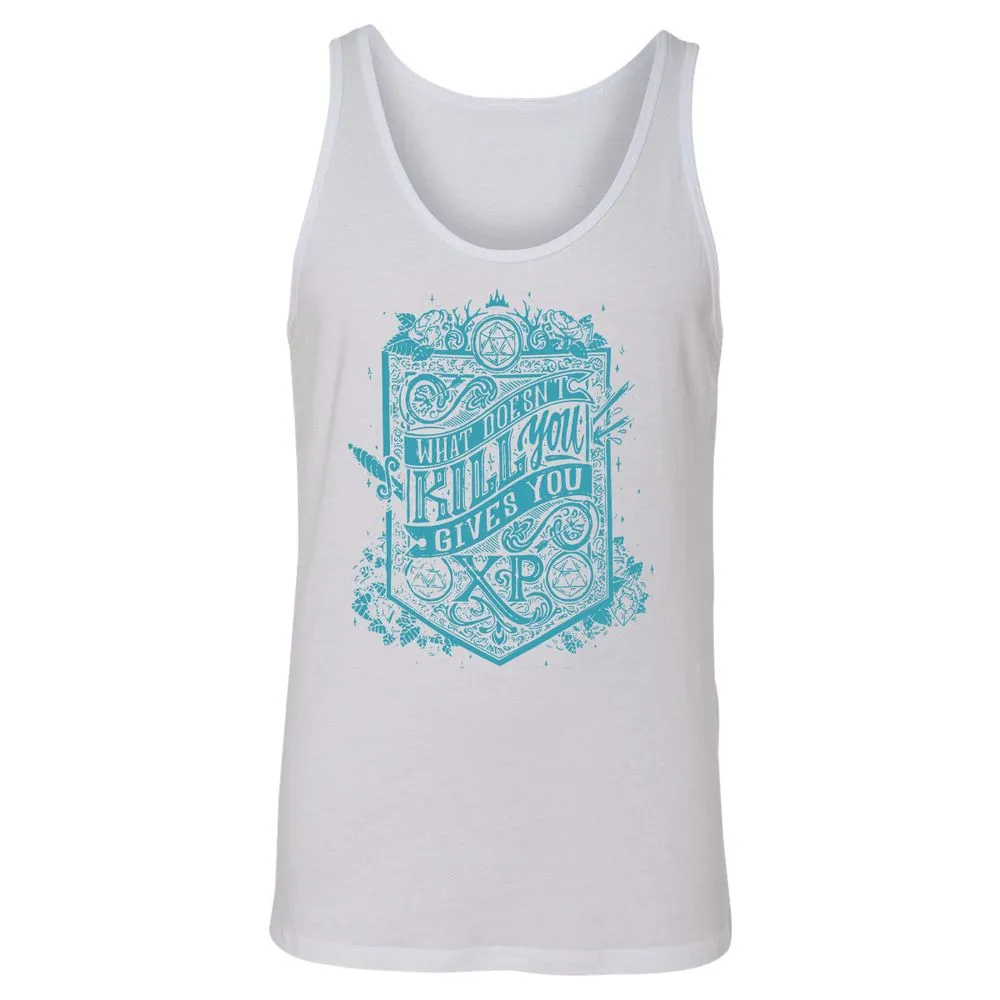 What Doesn't Kill You Gives You XP Unisex Jersey Tank - White - 14