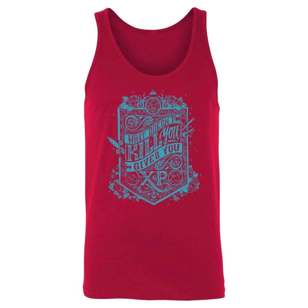 What Doesn't Kill You Gives You XP Unisex Jersey Tank - Red - 11