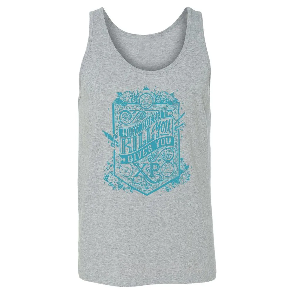 What Doesn't Kill You Gives You XP Unisex Jersey Tank - Athletic Heather - 4