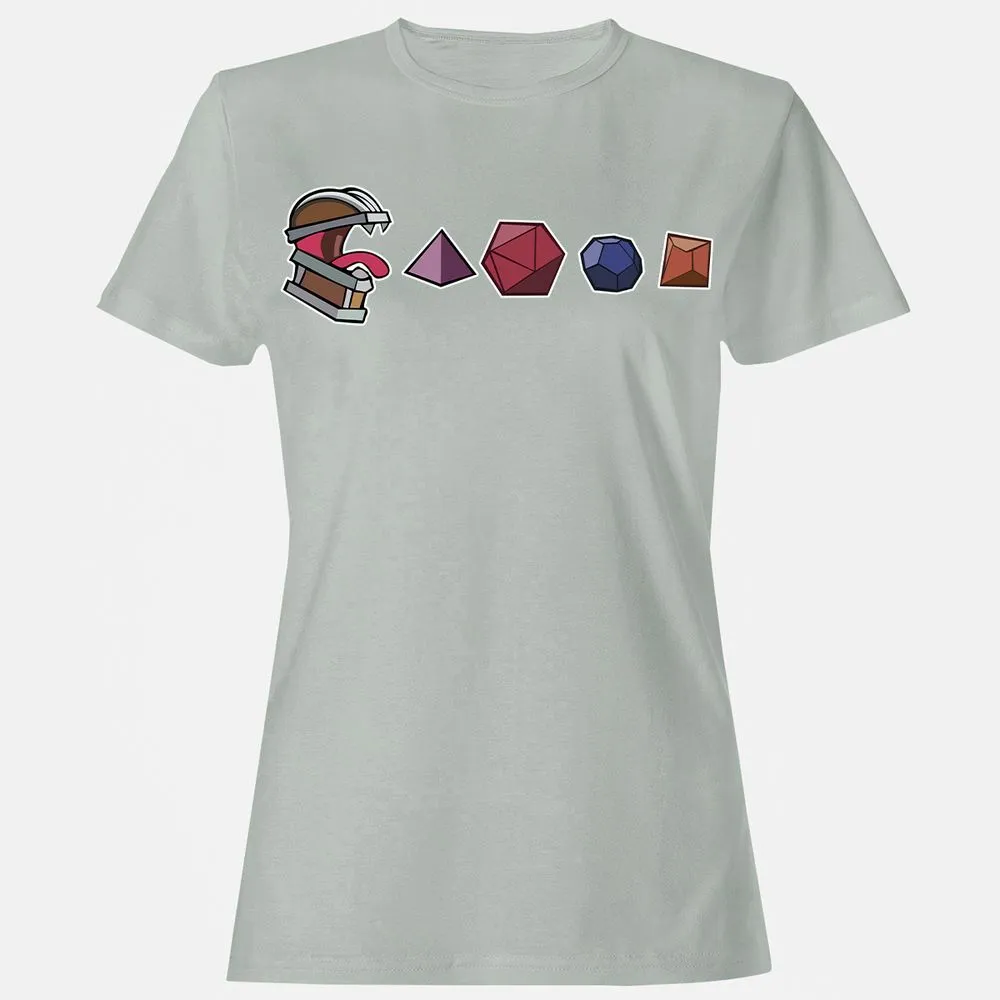 Mimic And Dices Women's T-Shirt - Ash - 2