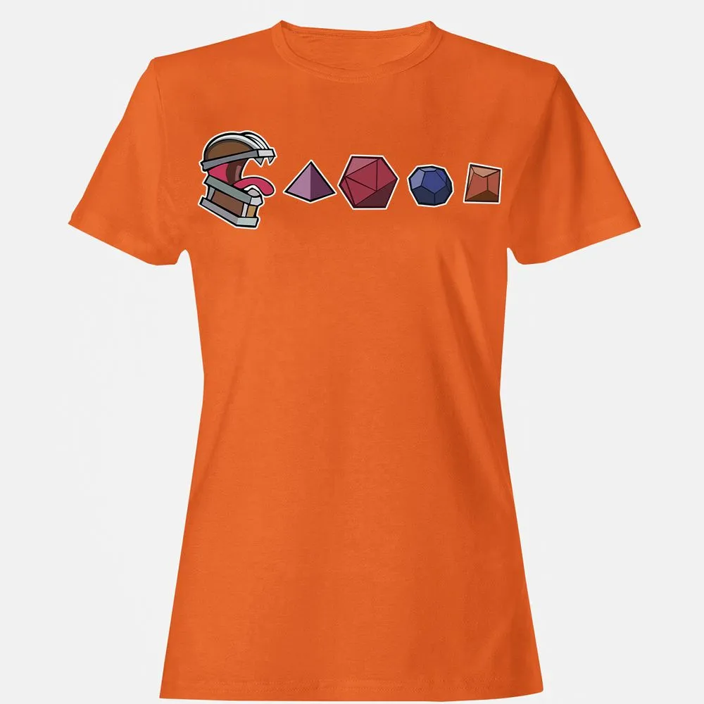 Mimic And Dices Women's T-Shirt - Orange - 11
