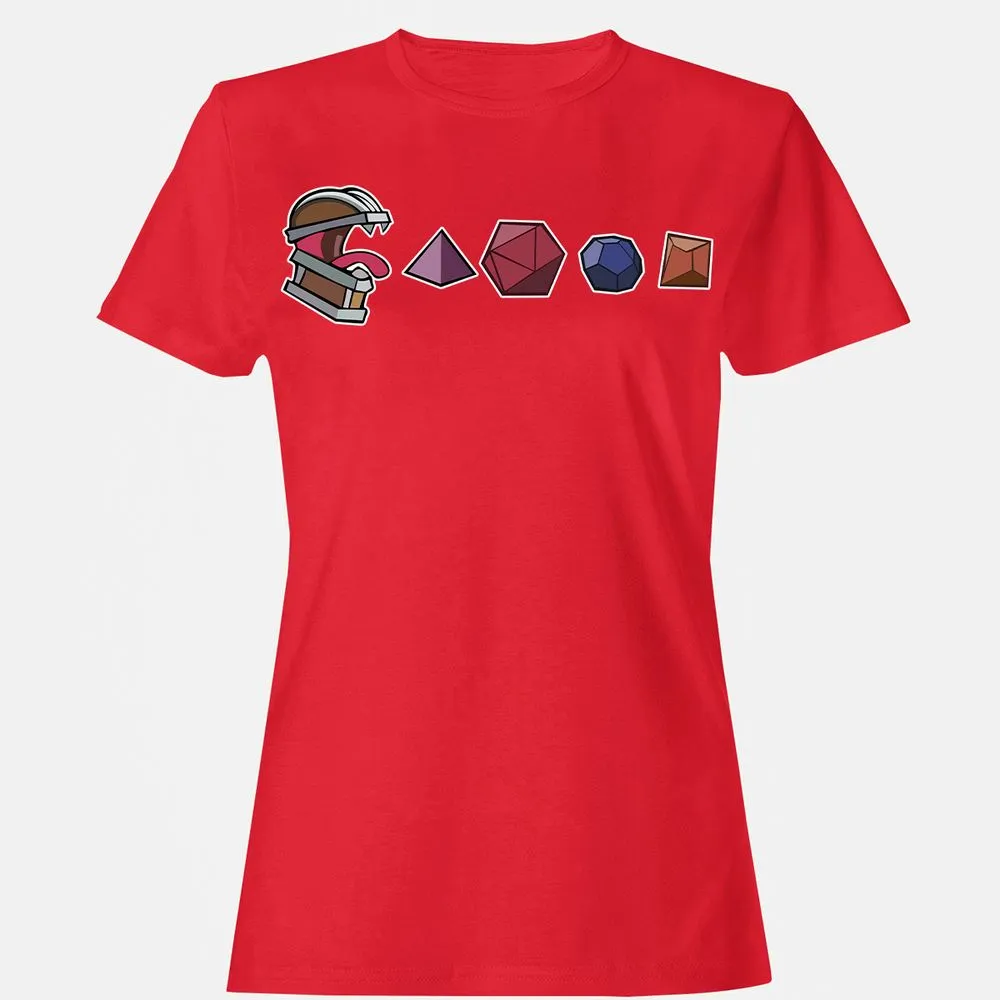 Mimic And Dices Women's T-Shirt - Red - 13