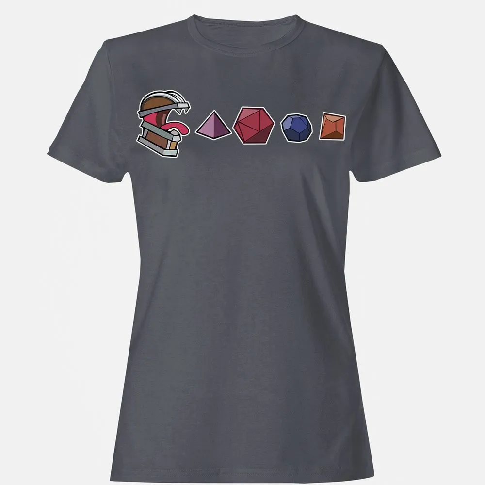 Mimic And Dices Women's T-Shirt - Dark Heather - 5