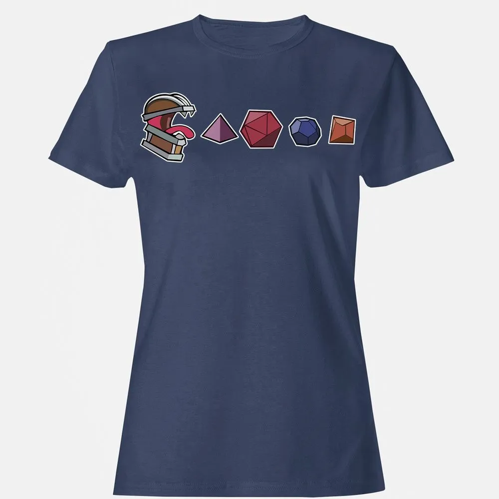 Mimic And Dices Women's T-Shirt - Navy - 10