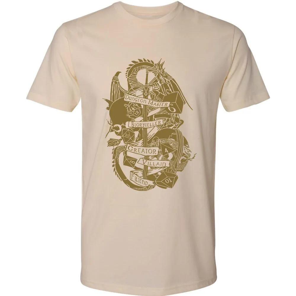 Dungeon Master Dragon Premium Unisex T-Shirt - Cream - 14
