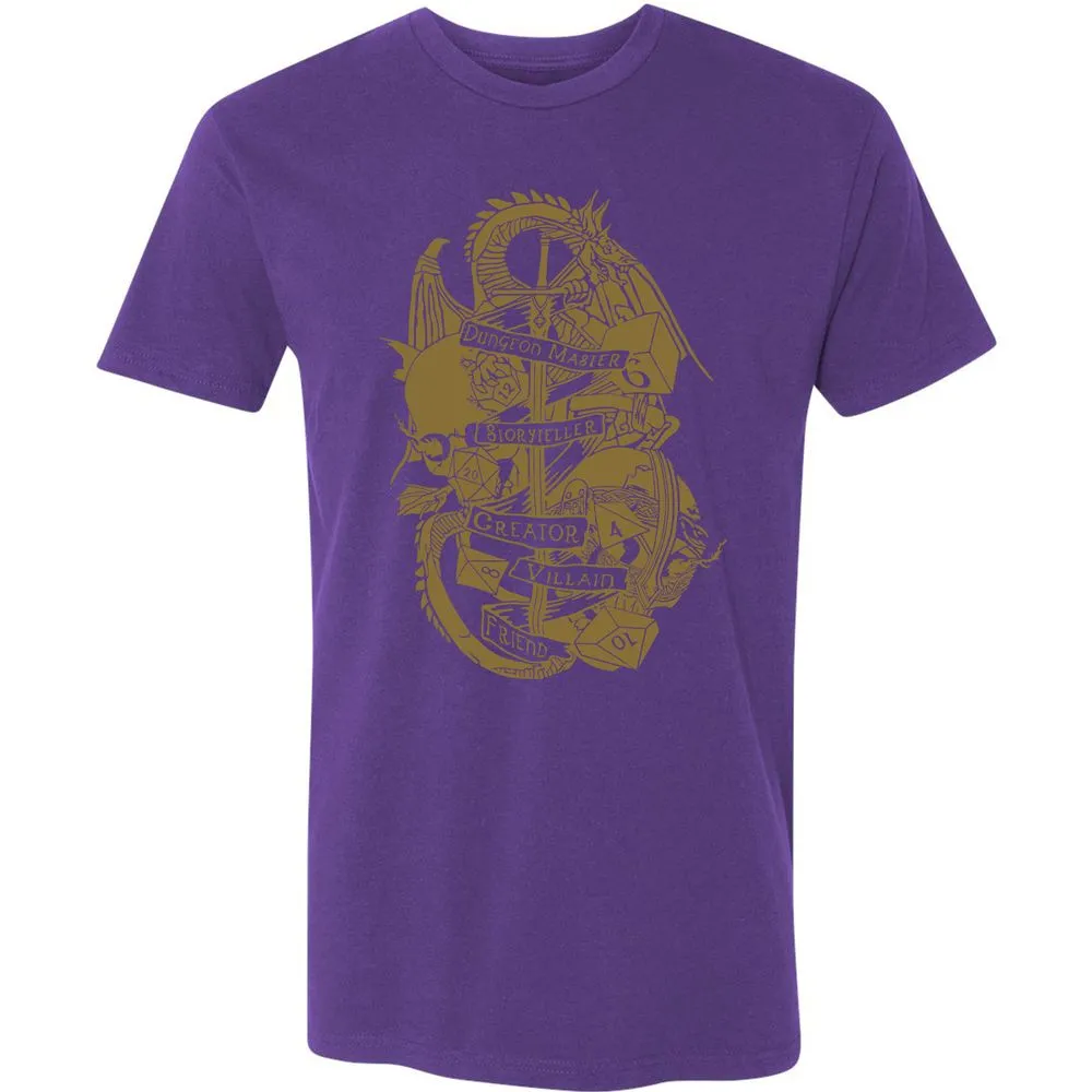 Dungeon Master Dragon Premium Unisex T-Shirt - Purple Rush - 7
