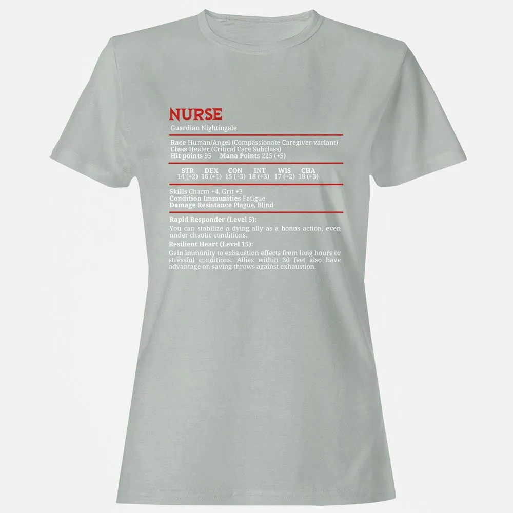 Nurse Stats Women's T-Shirt - Ash - 2