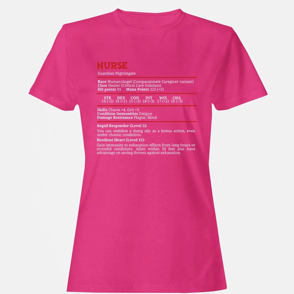 Nurse Stats Women's T-Shirt - Heliconia - 6