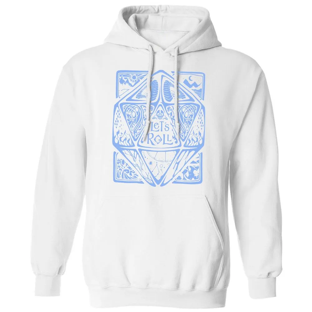 Let's Roll Classic Unisex Hoodie - White - 11