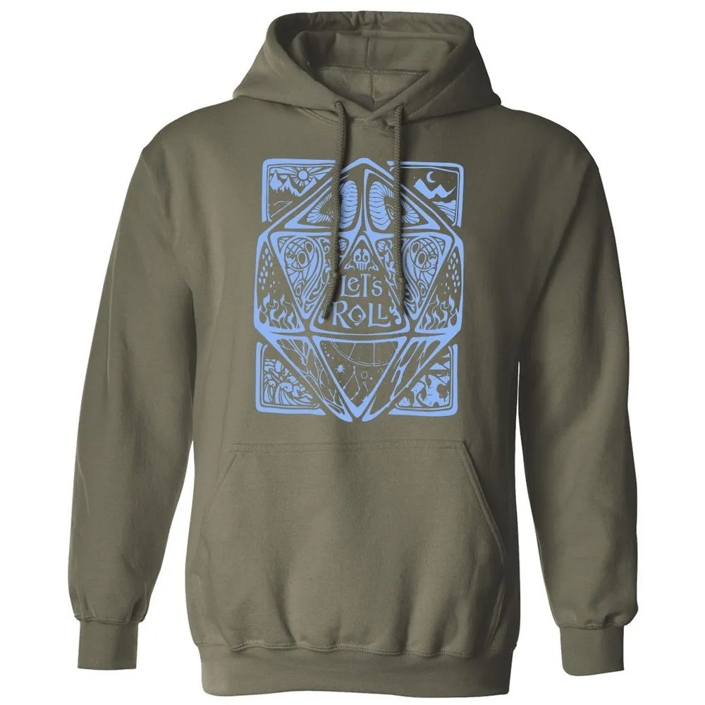 Let's Roll Classic Unisex Hoodie - Military Green - 4