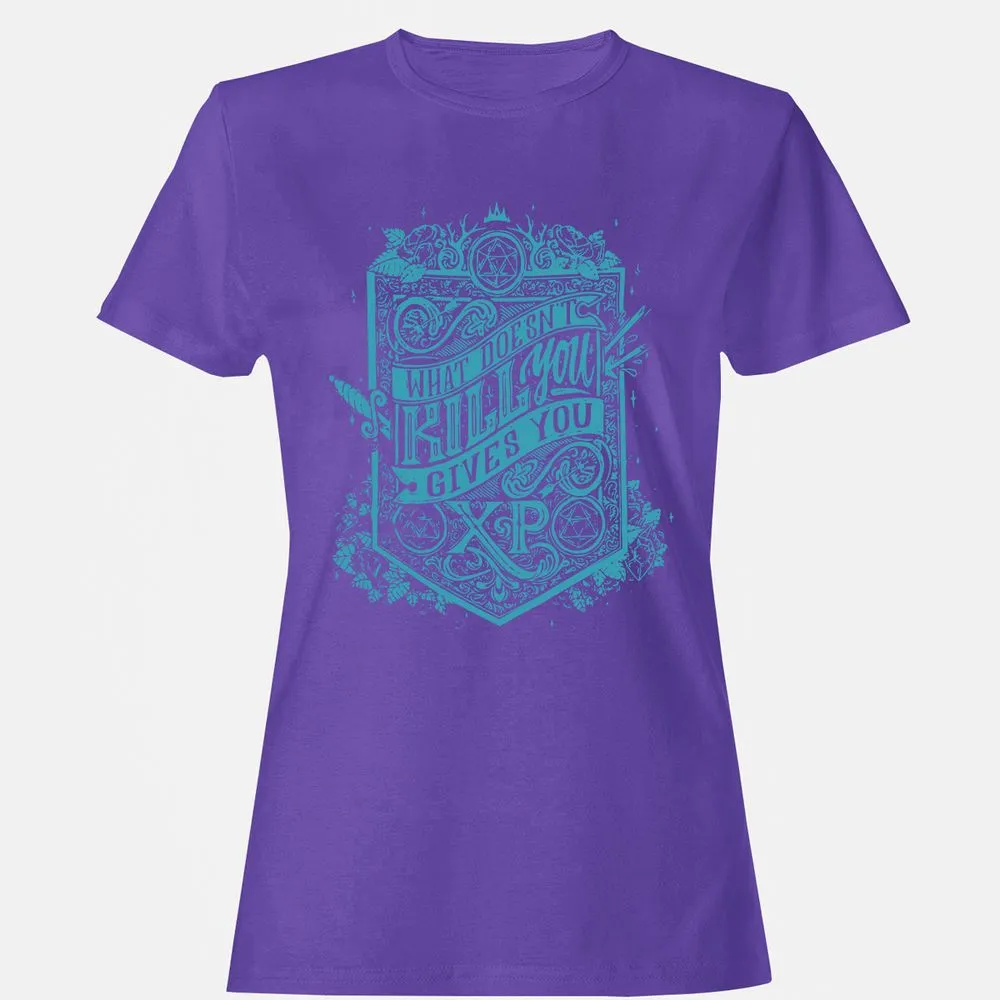 What Doesn't Kill You Gives You XP Women's T-Shirt - Purple - 12