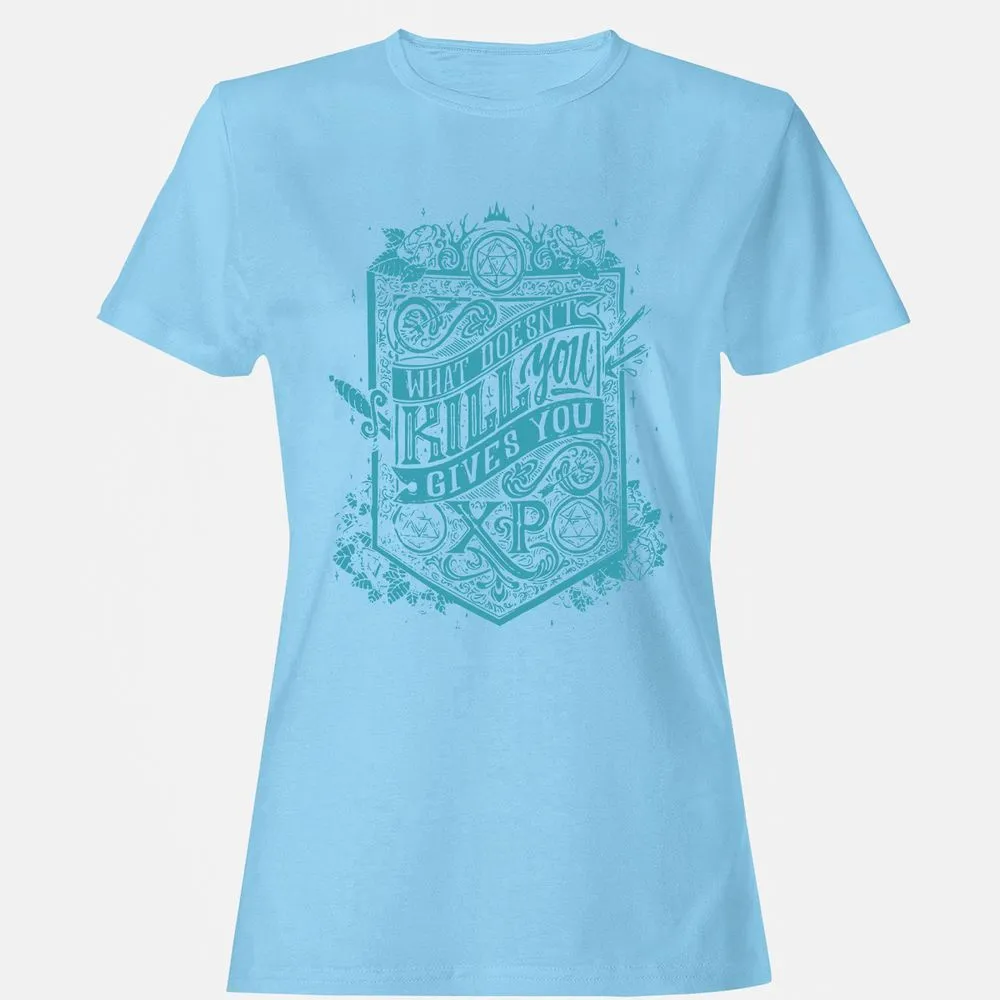 What Doesn't Kill You Gives You XP Women's T-Shirt - Light Blue - 8