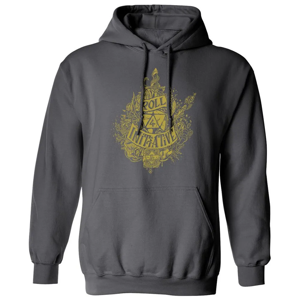 Roll Initiative Classic Unisex Hoodie - Charcoal - 7