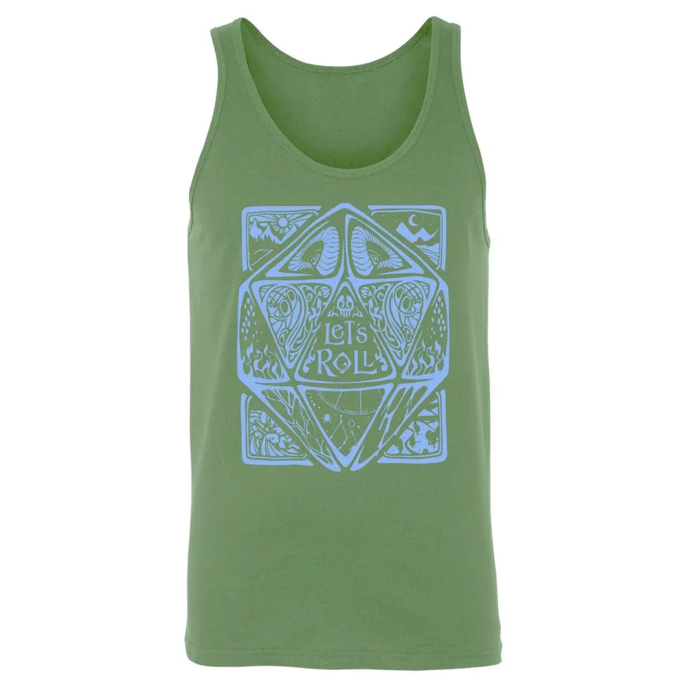 Let's Roll Unisex Jersey Tank - Leaf - 10