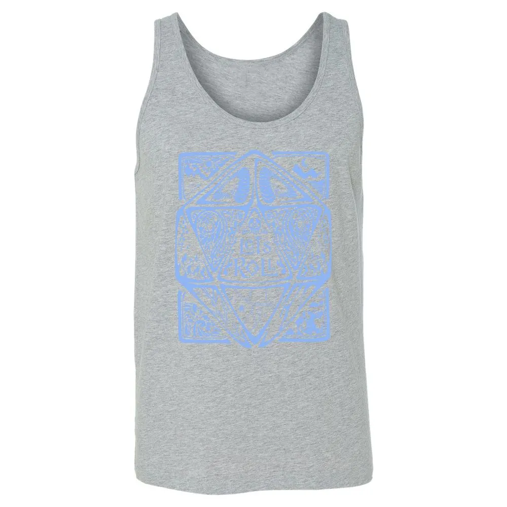 Let's Roll Unisex Jersey Tank - Athletic Heather - 4